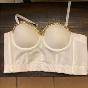 White and gold convertible top